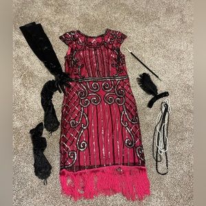 Costume 1920’s flapper girl dress